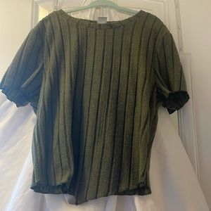 Green short-sleeved tops never worn before brand new. 2 tops sold together.